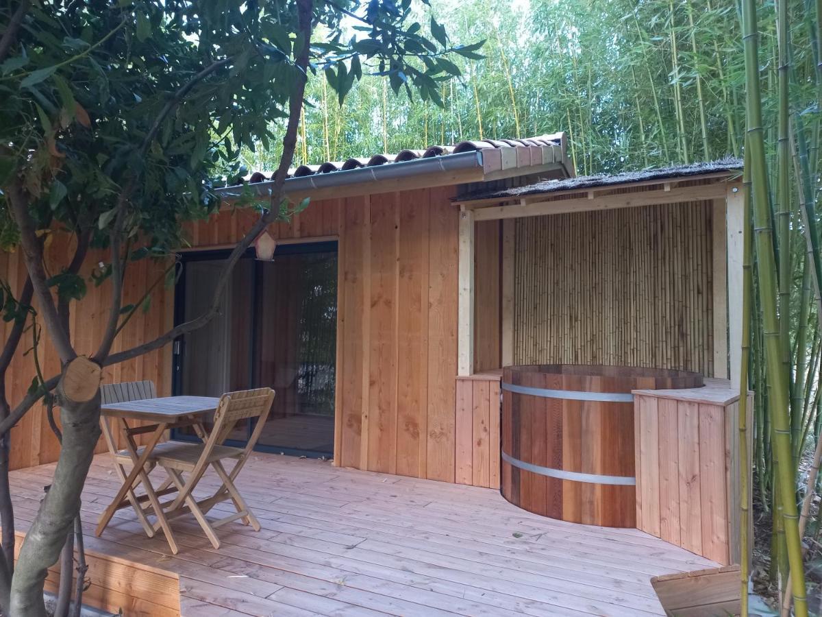 Maisonette Et Spa Bois La Bégude-de-Mazenc Exterior foto
